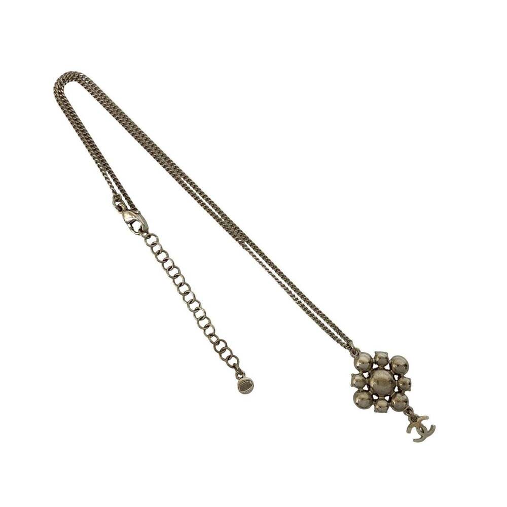CHANEL Silver Logo Necklace - Picture 5 of 5
